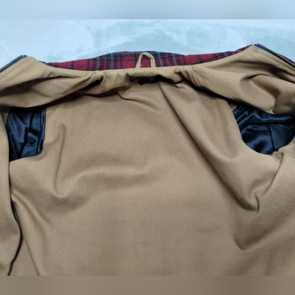 Woolrich plaid wool jacket mens size medium - Picture 6 of 16